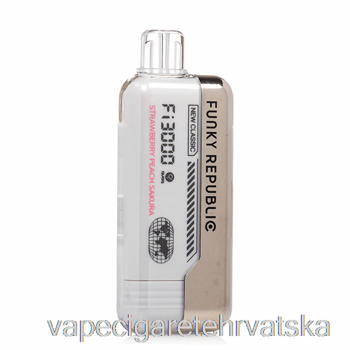 Vape Hrvatska Funky Republic Fi3000 Jednokratna Jagoda Breskva Sakura